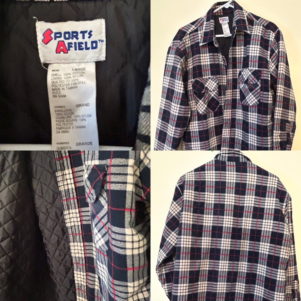 VTG Quilted Sports Afield Shirt/Jacket